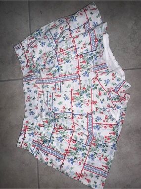 Janie & Jack White Floral Shorts